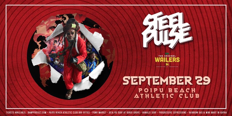 Steel Pulse & Original Wailers flyer